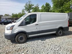 Salvage cars for sale from Copart Waldorf, MD: 2017 Ford Transit T-150