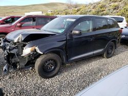 Salvage cars for sale at Reno, NV auction: 2017 Mitsubishi Outlander ES