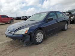 Salvage cars for sale at Amarillo, TX auction: 2007 Honda Accord Value