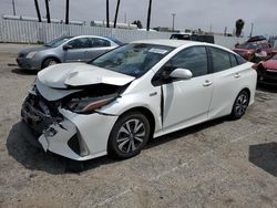 Salvage cars for sale from Copart Van Nuys, CA: 2017 Toyota Prius Prime