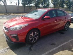 Salvage cars for sale at Rancho Cucamonga, CA auction: 2019 KIA Forte FE