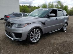 Salvage cars for sale at Bowmanville, ON auction: 2021 Land Rover Range Rover Sport HSE Silver Edition