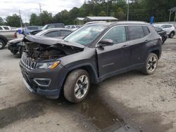 Jeep salvage cars for sale: 2020 Jeep Compass Limited