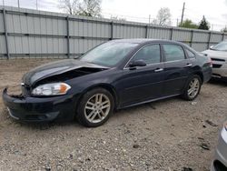 Salvage cars for sale at Lansing, MI auction: 2010 Chevrolet Impala LTZ