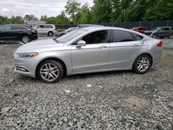 Salvage cars for sale at Waldorf, MD auction: 2017 Ford Fusion SE