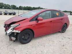 Salvage cars for sale from Copart New Braunfels, TX: 2015 Toyota Prius