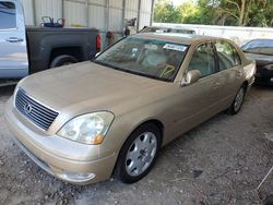 Salvage cars for sale from Copart Midway, FL: 2002 Lexus LS 430