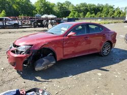 Salvage cars for sale at Waldorf, MD auction: 2013 Lexus IS 250