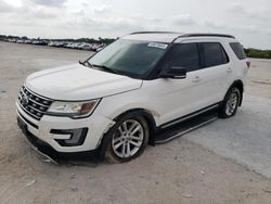 Salvage cars for sale from Copart West Palm Beach, FL: 2016 Ford Explorer XLT