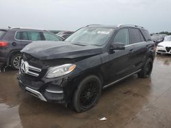 Salvage cars for sale at Grand Prairie, TX auction: 2018 Mercedes-Benz GLE 350