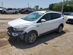 Salvage cars for sale at Oklahoma City, OK auction: 2018 Ford Escape SE