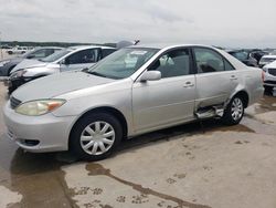 Salvage cars for sale from Copart Grand Prairie, TX: 2002 Toyota Camry LE