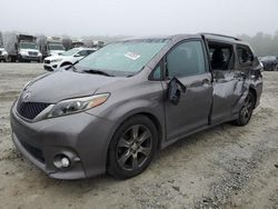 Salvage cars for sale at Ellenwood, GA auction: 2017 Toyota Sienna SE