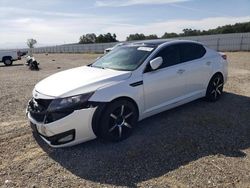 Salvage cars for sale at Anderson, CA auction: 2011 KIA Optima EX