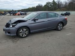 Salvage cars for sale at Brookhaven, NY auction: 2015 Honda Accord LX