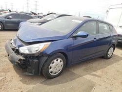 Salvage cars for sale at Elgin, IL auction: 2015 Hyundai Accent GS