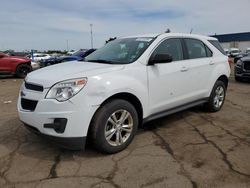 Salvage cars for sale at Woodhaven, MI auction: 2013 Chevrolet Equinox LS