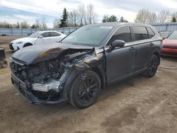 Salvage cars for sale at Bowmanville, ON auction: 2024 Honda CR-V EXL