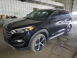 Salvage cars for sale at Franklin, WI auction: 2017 Hyundai Tucson Limited