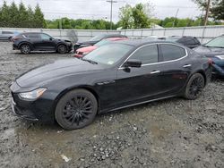 Salvage cars for sale at Windsor, NJ auction: 2016 Maserati Ghibli