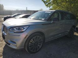 Salvage cars for sale at Arlington, WA auction: 2023 Lincoln Aviator Black Label