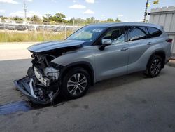Salvage cars for sale from Copart Orlando, FL: 2022 Toyota Highlander XLE