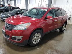 Salvage cars for sale at Ham Lake, MN auction: 2013 Chevrolet Traverse LT