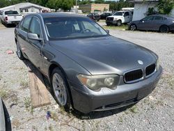Salvage cars for sale at Lebanon, TN auction: 2003 BMW 745 LI