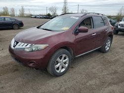 Salvage cars for sale at Montreal Est, QC auction: 2009 Nissan Murano S