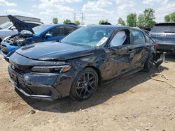 Salvage cars for sale at Elgin, IL auction: 2024 Honda Civic Sport