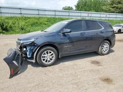Salvage cars for sale at Davison, MI auction: 2022 Chevrolet Equinox LT