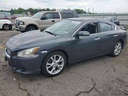 Salvage cars for sale from Copart Pennsburg, PA: 2012 Nissan Maxima S