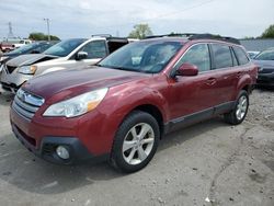 Salvage cars for sale from Copart Franklin, WI: 2013 Subaru Outback 2.5I Premium