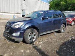 Salvage cars for sale from Copart West Mifflin, PA: 2016 Chevrolet Equinox LT