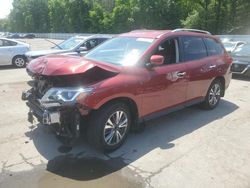 Nissan Pathfinder salvage cars for sale: 2017 Nissan Pathfinder S