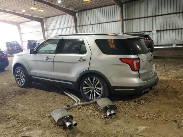 2018 Ford Explorer Platinum