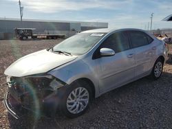 Salvage cars for sale at auction: 2017 Toyota Corolla L