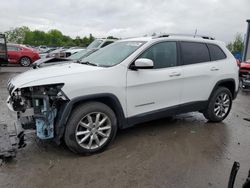 Jeep salvage cars for sale: 2017 Jeep Cherokee Limited