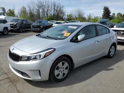 Salvage cars for sale at Portland, OR auction: 2017 KIA Forte LX