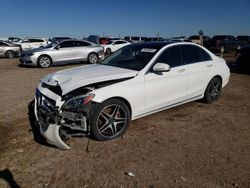 Mercedes-Benz c-Class salvage cars for sale: 2015 Mercedes-Benz C300