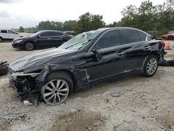 Salvage cars for sale at Houston, TX auction: 2016 Infiniti Q50 Base