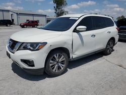 Salvage cars for sale at Tulsa, OK auction: 2017 Nissan Pathfinder S