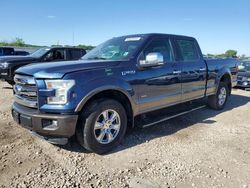 Salvage cars for sale at Kansas City, KS auction: 2015 Ford F150 Supercrew