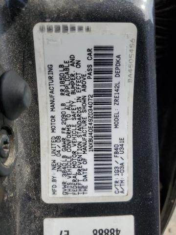 2009 Toyota Corolla Base