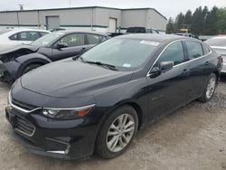 Salvage cars for sale from Copart Leroy, NY: 2017 Chevrolet Malibu LT