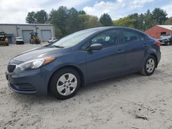 Salvage cars for sale from Copart Mendon, MA: 2016 KIA Forte LX