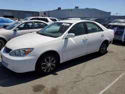 Salvage cars for sale at Vallejo, CA auction: 2004 Toyota Camry LE