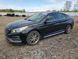 Salvage cars for sale from Copart Columbia Station, OH: 2015 Hyundai Sonata Sport