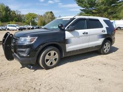 Salvage cars for sale at North Billerica, MA auction: 2018 Ford Explorer Police Interceptor
