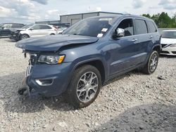 Salvage cars for sale at Wayland, MI auction: 2020 Jeep Grand Cherokee Limited